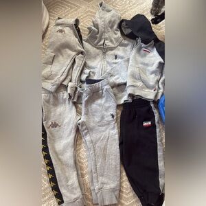 Levi's Kids Gray and Black Jogger Set